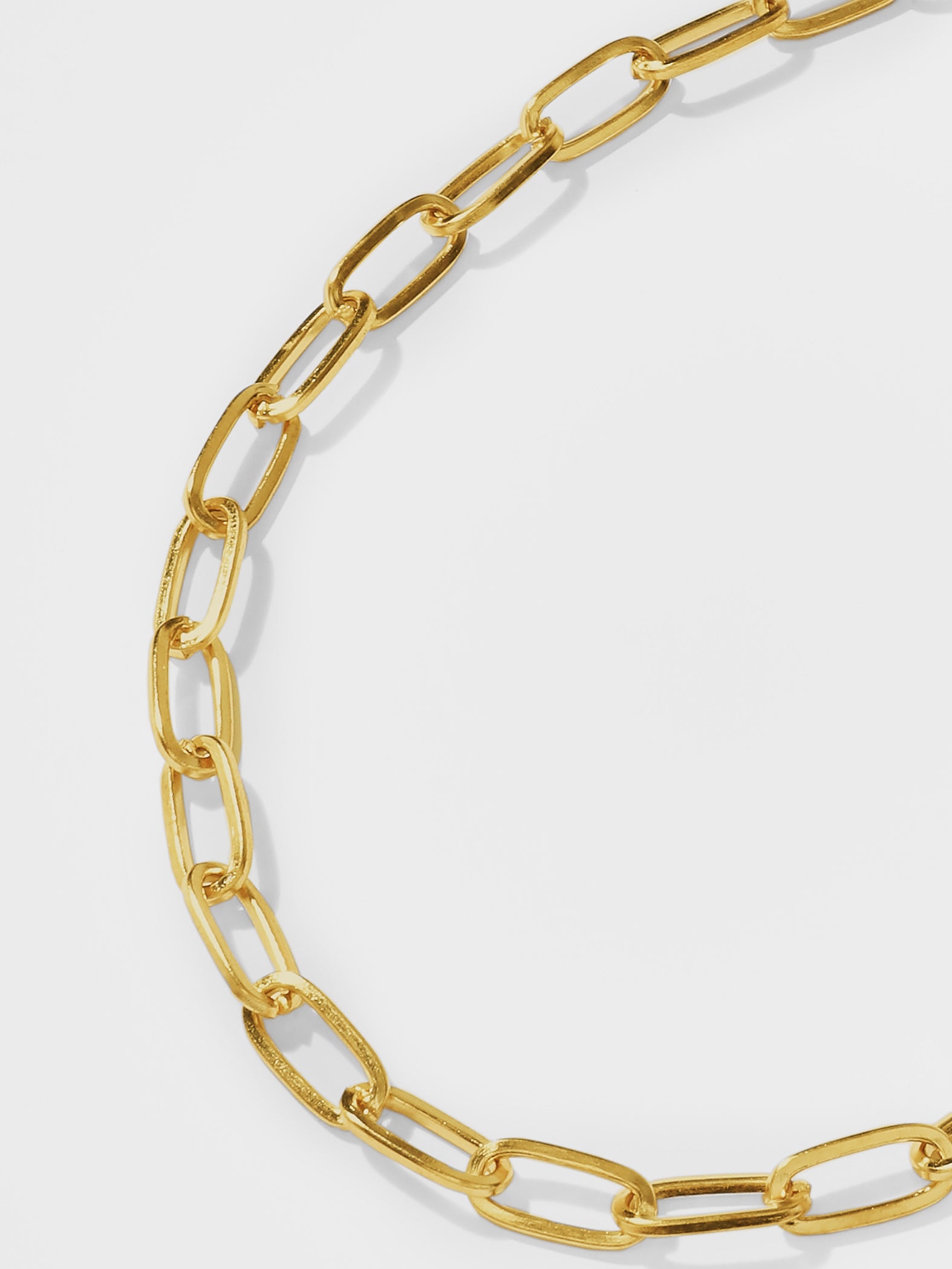 Gold Linked Chain Necklace