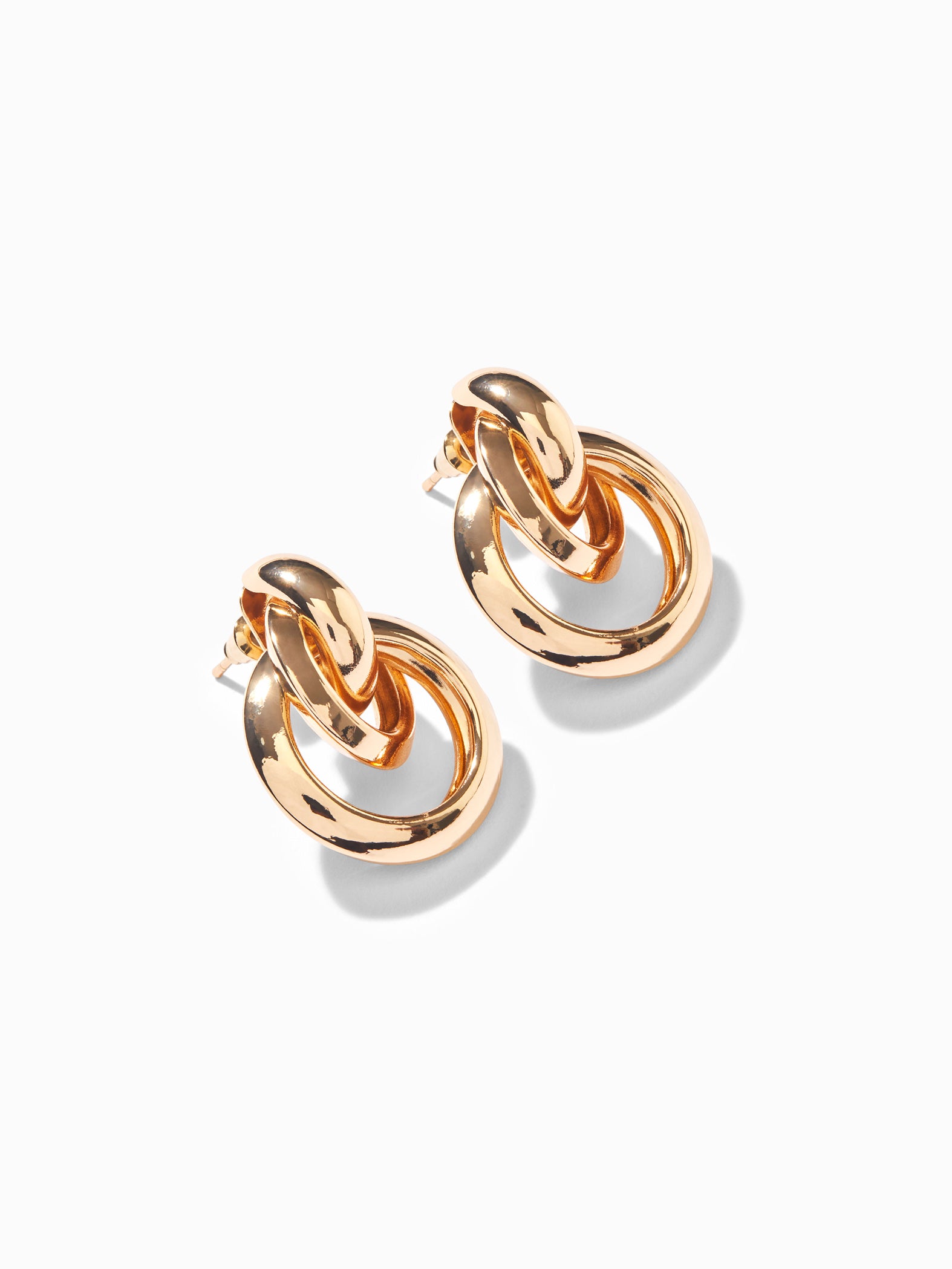 Gold Multi Circle Earrings