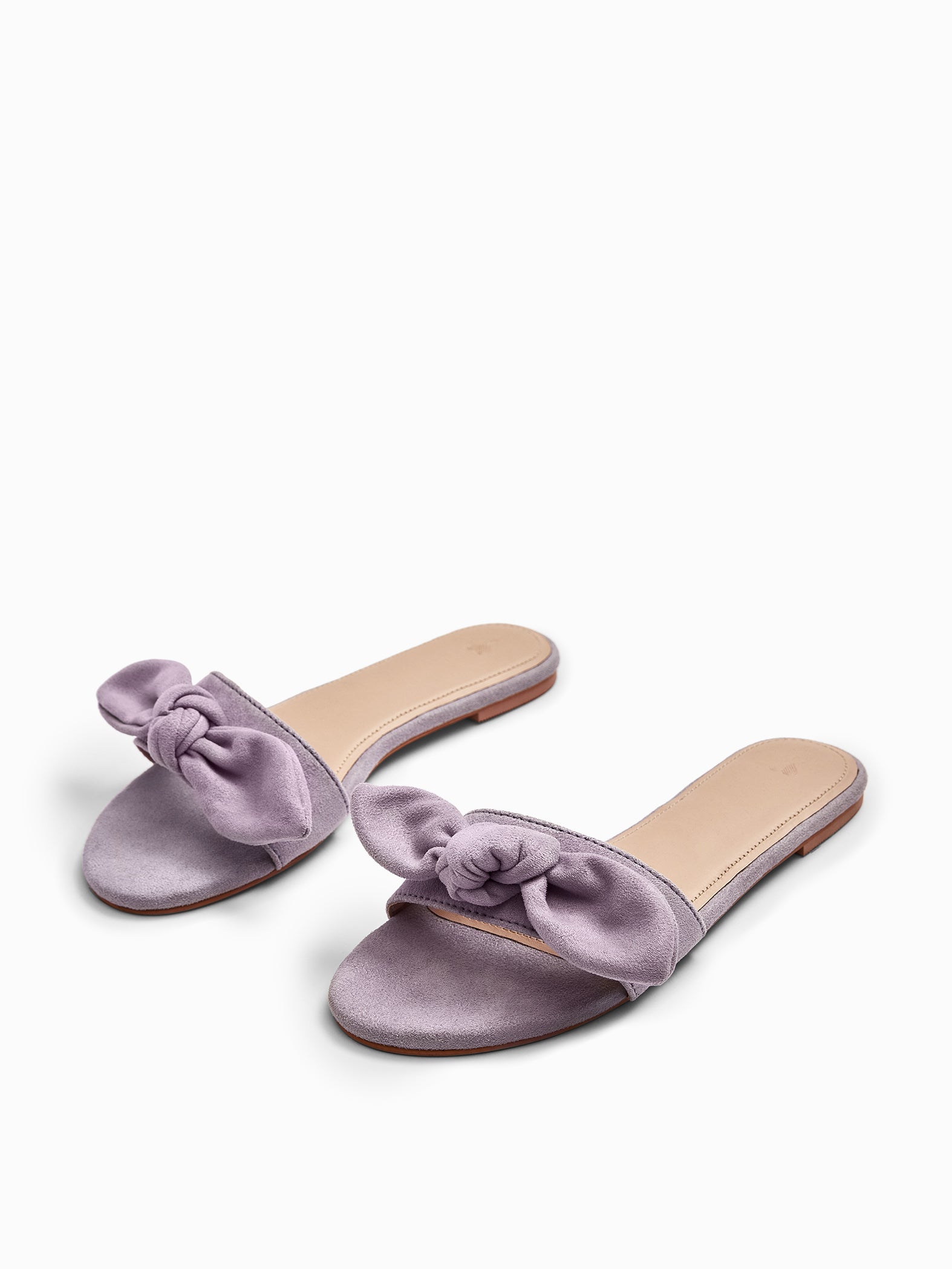 Lilac Bow Sliders