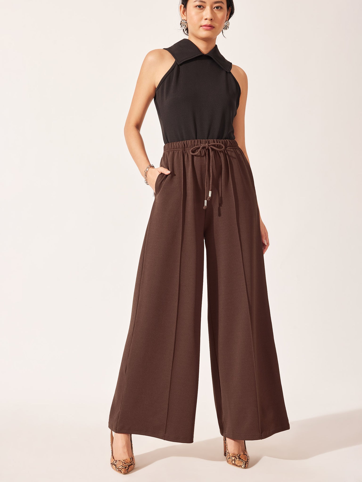 

Mocha High Waisted Pants