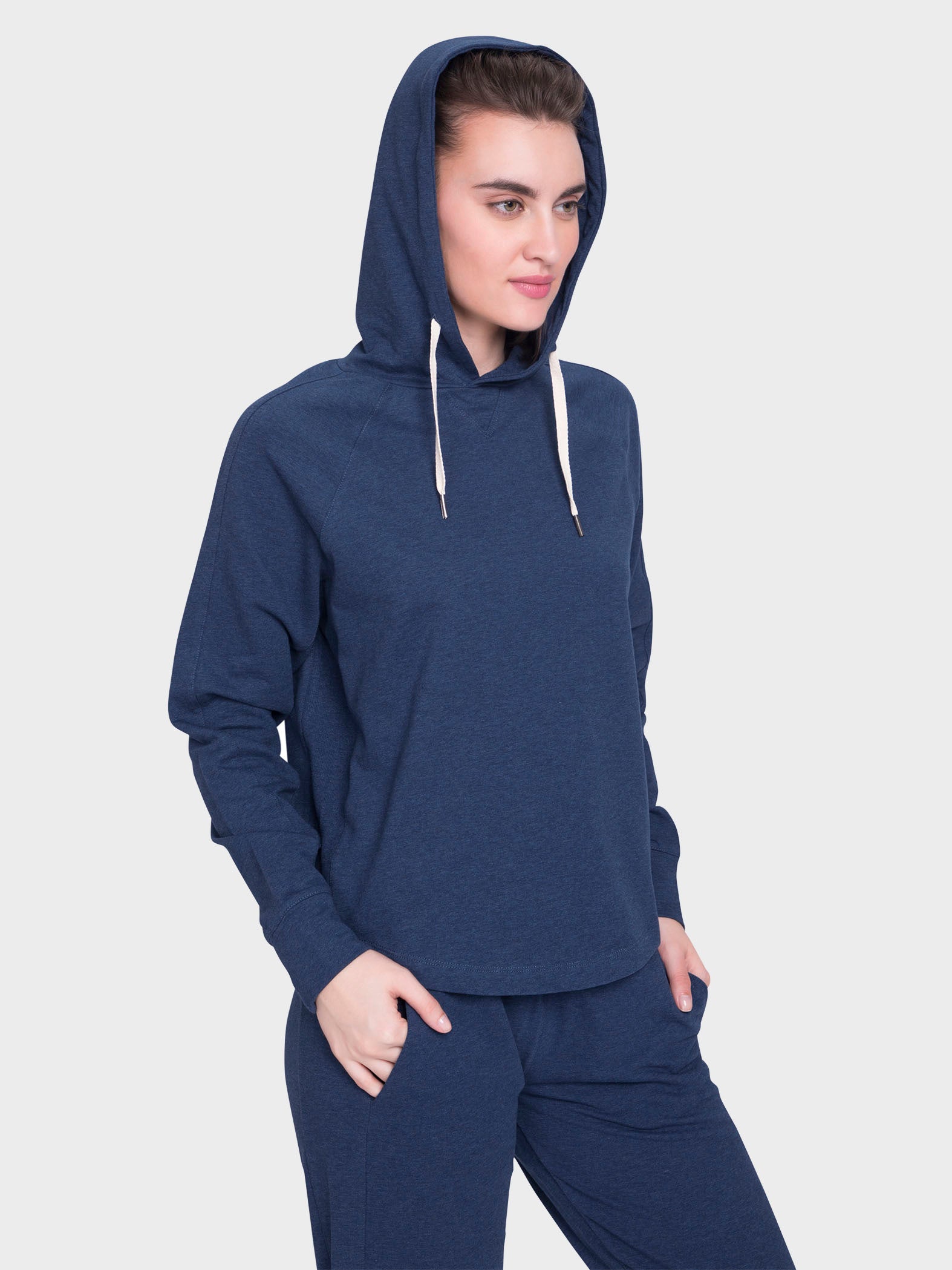 Parama Relaxed Hoodie Blue Heather By Satva