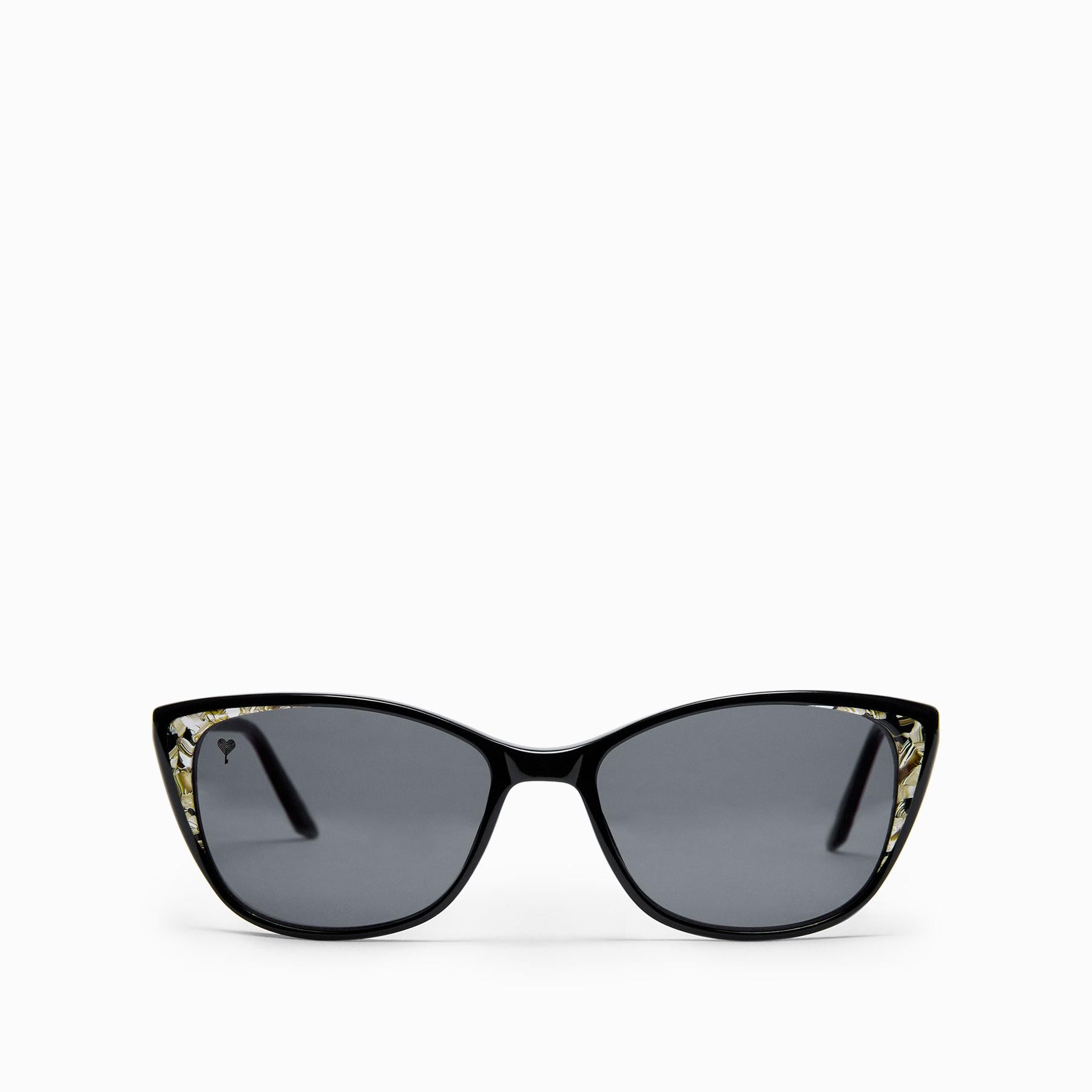 Black Printed Sunglasses